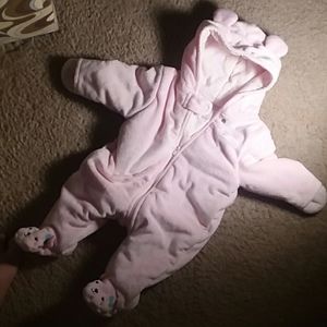 0-3 month Winter footie outdoor wear